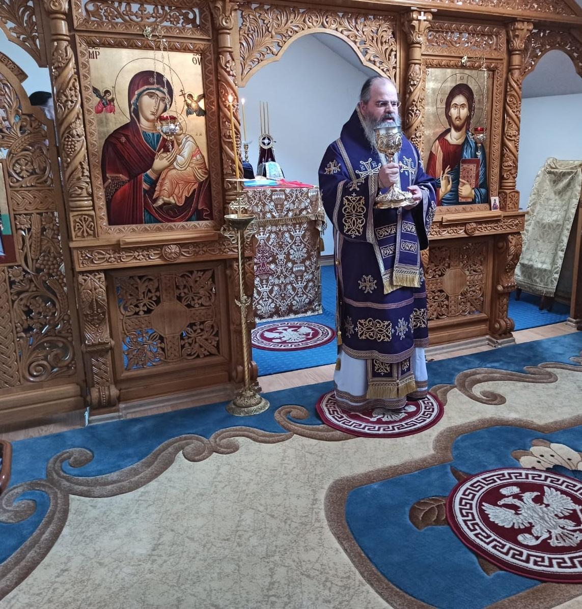 Slujbe arhierești la Centrul eparhial Huși