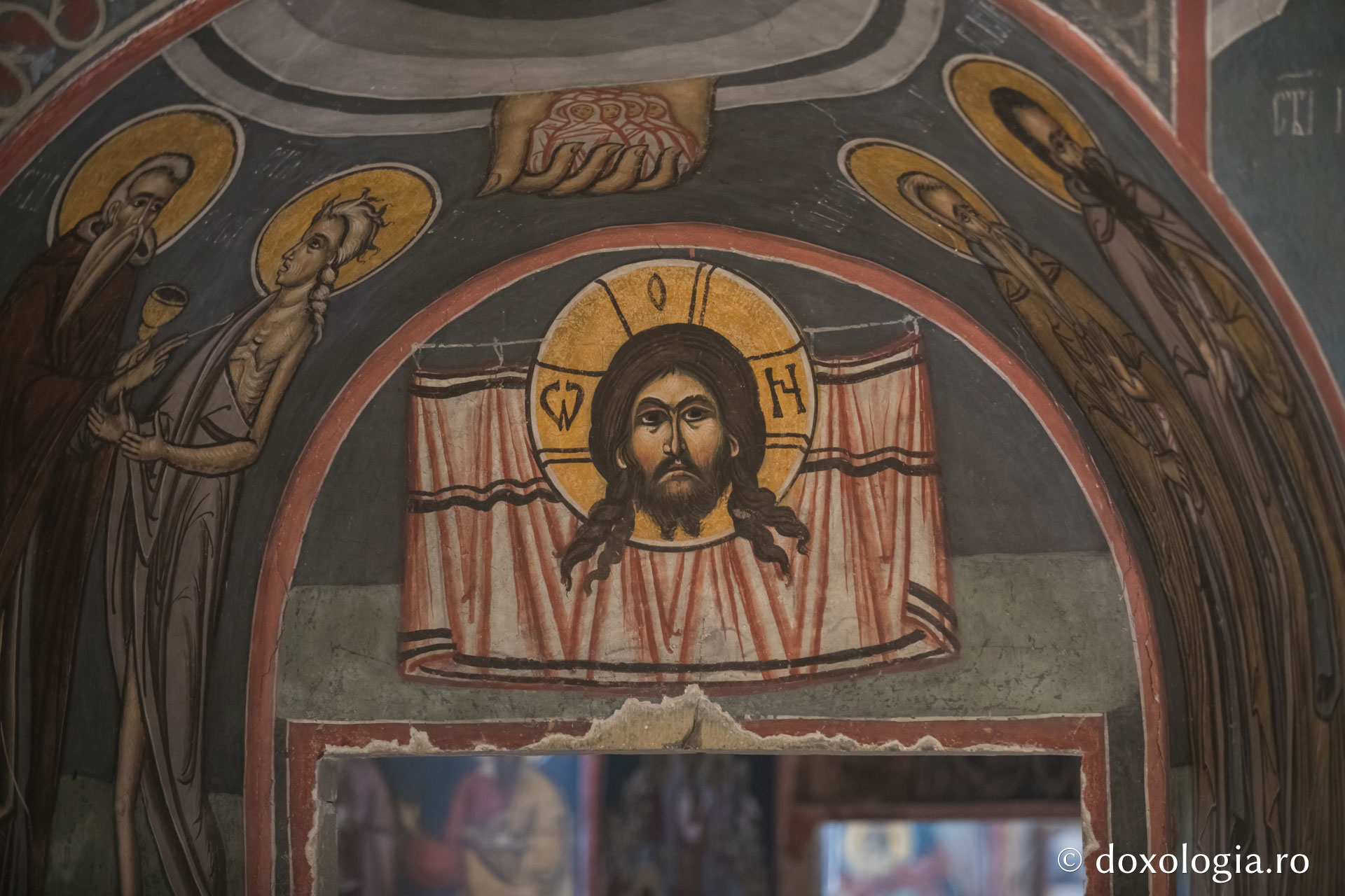 Reprezentare iconografică a Sfântei Mahrame a Domnului – Mănăstirea Moldovița