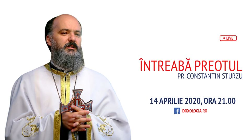 (Video) Întreabă preotul LIVE – „A murit pe Cruce, nu de cruce!” – Părintele Constantin Sturzu (Video) Întreabă preotul LIVE – „A murit pe Cruce, nu de cruce!” – Părintele Constantin Sturzu