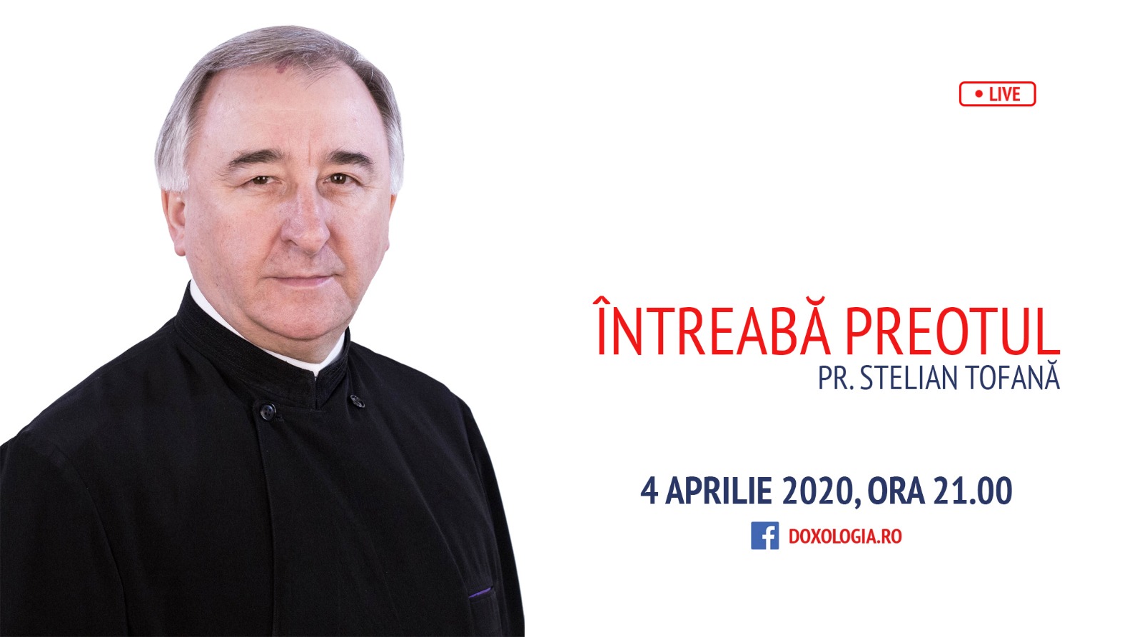 Pr. Stelian Tofană (Video) Întreabă preotul LIVE - Sesiune de întrebări și răspunsuri - Pr. Stelian Tofană