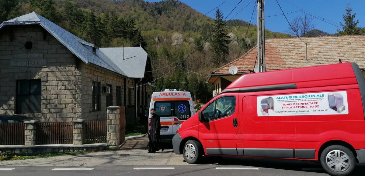 Tunel dezinfectant pentru Complexul de servicii socio-medicale de la Hârja