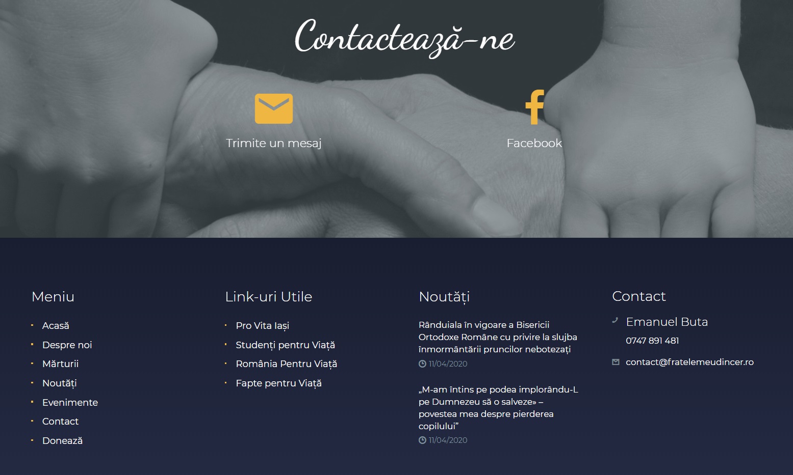 La Marșul pentru Viața online de la Iași se va lansa site-ul fratelemeudincer.ro