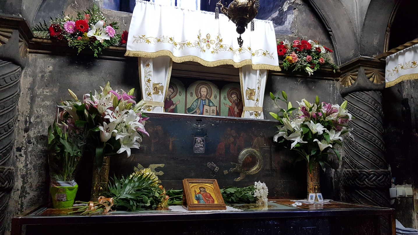 Racla cu moaștele Sfântului Ioan cel Nou de la Suceava/ Foto: Cristi Turculeț Zi de hram „de familie”, la Suceava