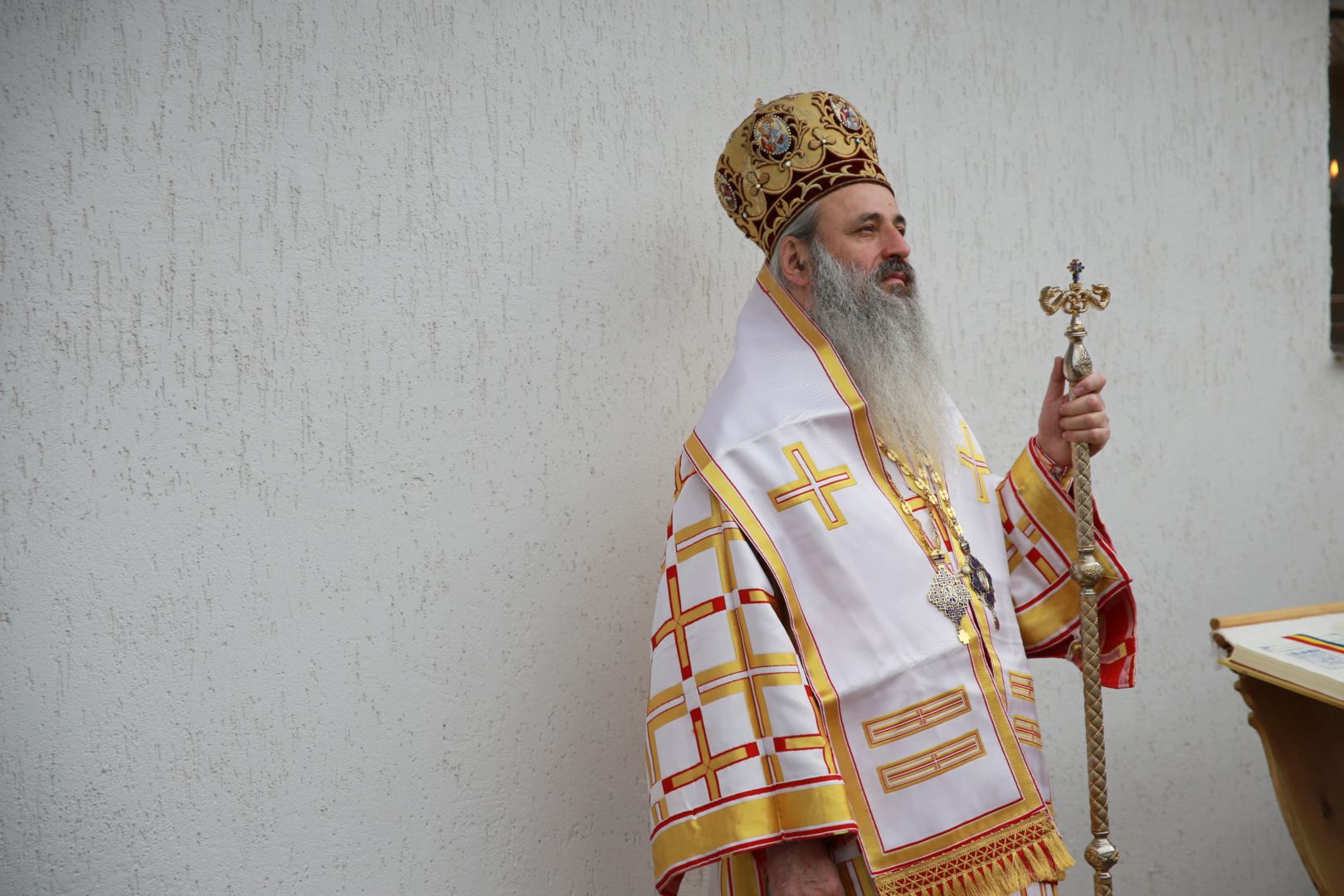 foto: Flavius Popa Paraclisul filiei Bârgăoani a fost târnosit de Părintele Mitropolit Teofan