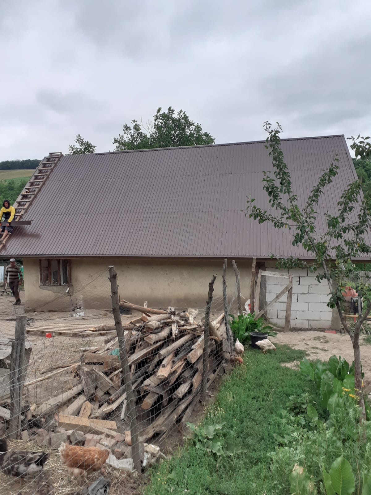 Casa familiei Baciu are un acoperiș nou Casa familiei Baciu are un acoperiș nou
