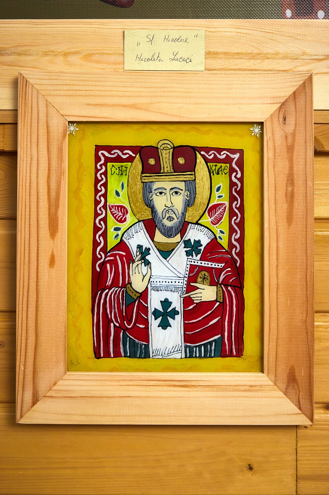 Atelier de icoane pe sticlă și expoziție în parohia Torrent, Spania