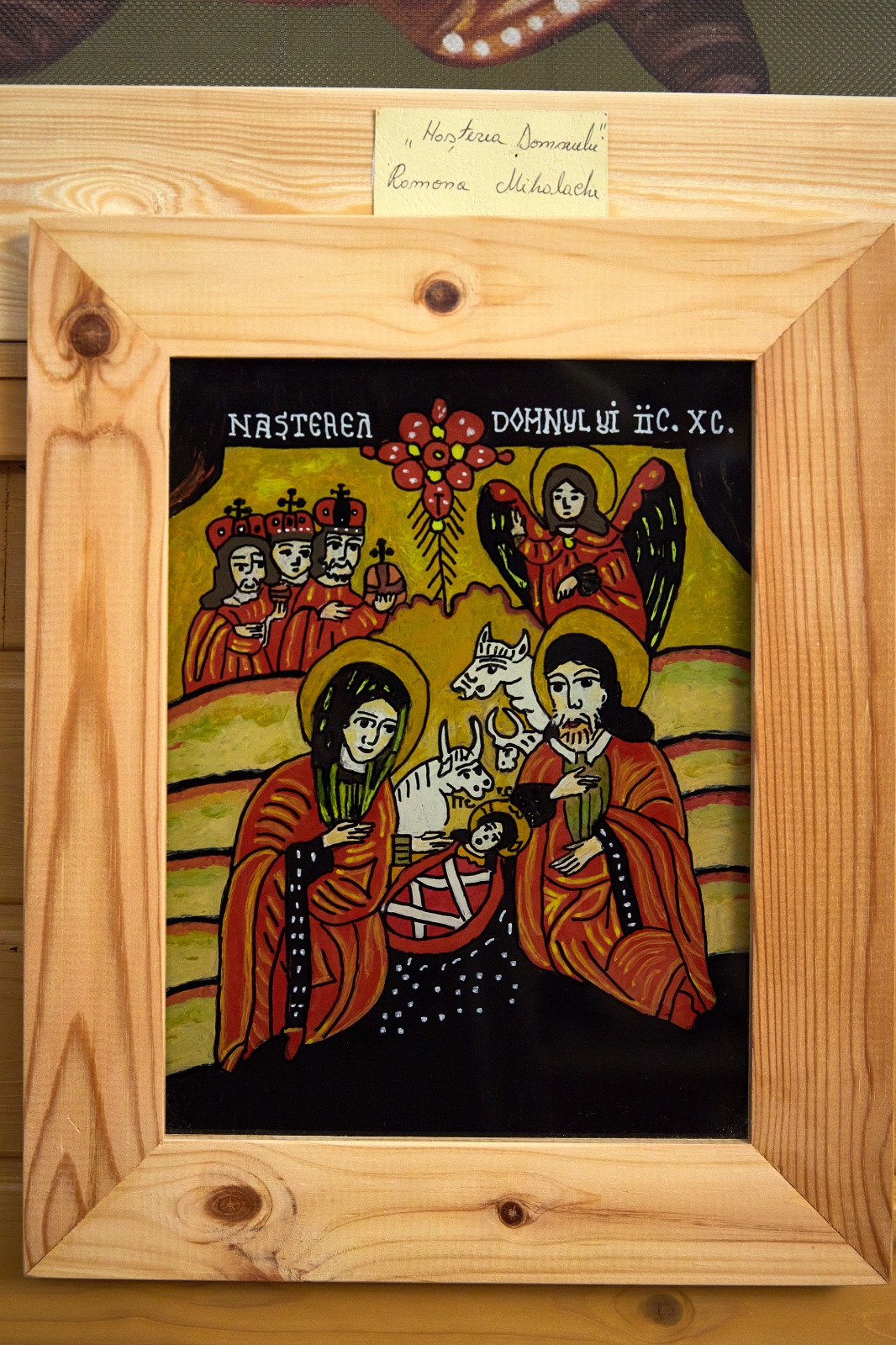 Atelier de icoane pe sticlă și expoziție în parohia Torrent, Spania