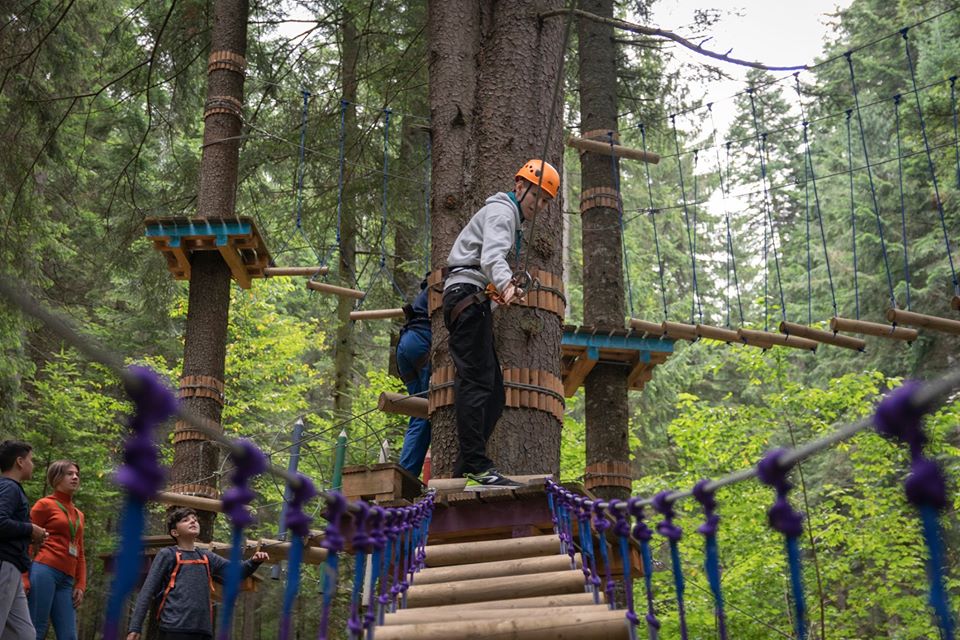Parcul de Escaladă de la Durău și-a deschis porțile