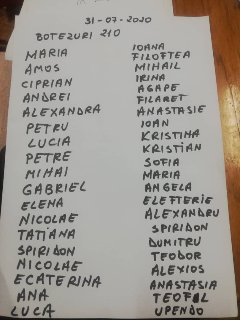 210 persoane au primit Taina Sfântului Botez în Tanzania