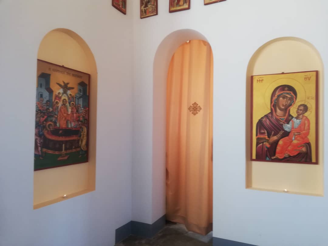 Prima Liturghie în biserica Adormirii Maicii Domnului de la Igangimale