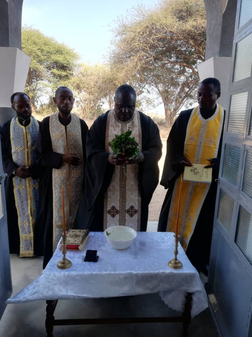 Prima Liturghie în biserica Adormirii Maicii Domnului de la Igangimale