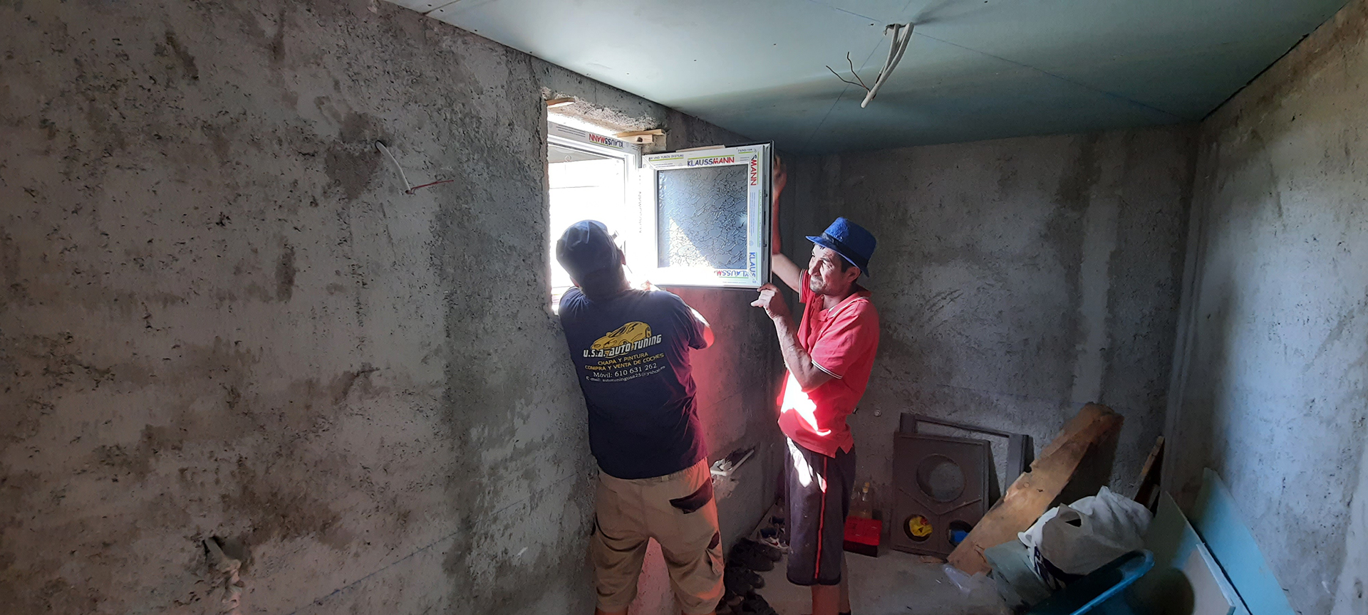 Casa familiei Baciu are uși și ferestre noi