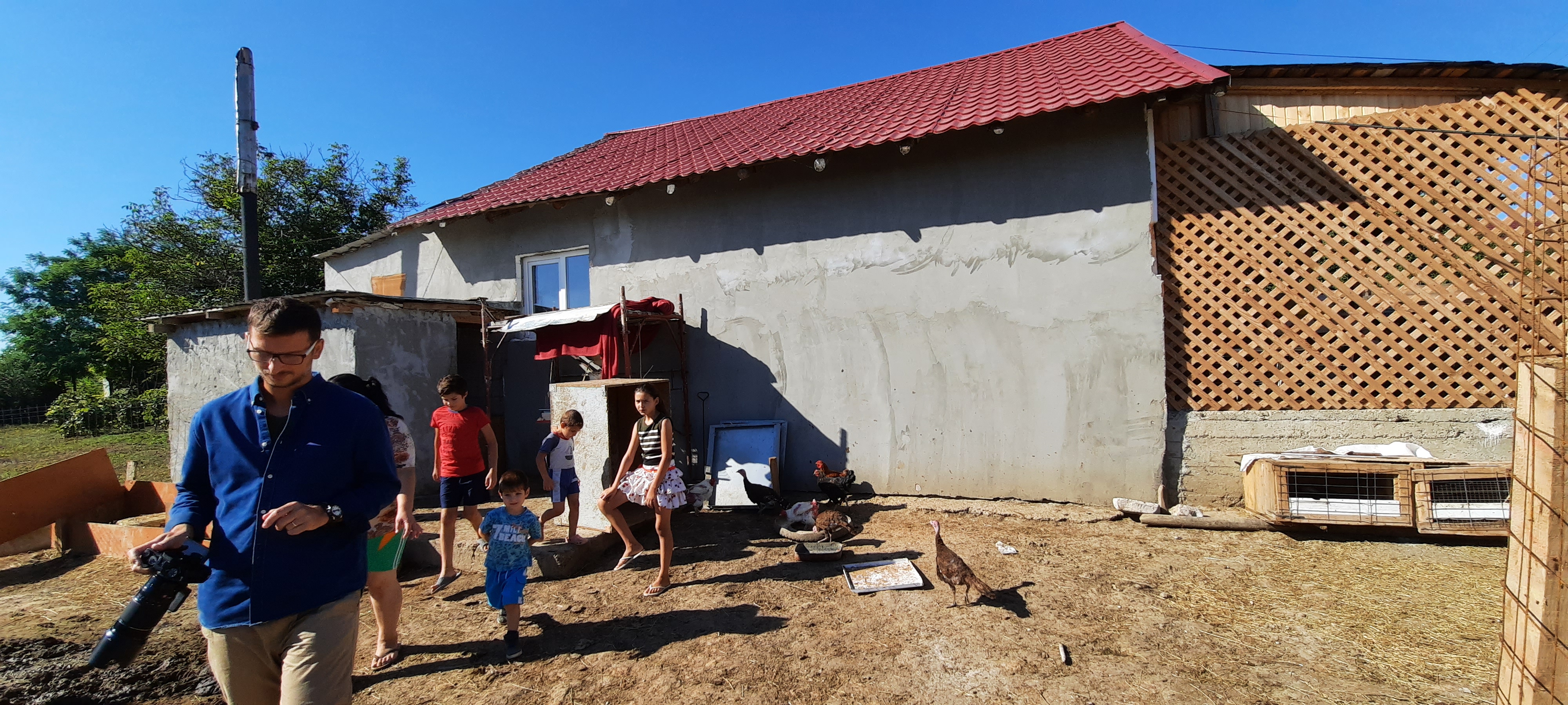 Lucrările la casa familiei Pătrașcu se apropie de final