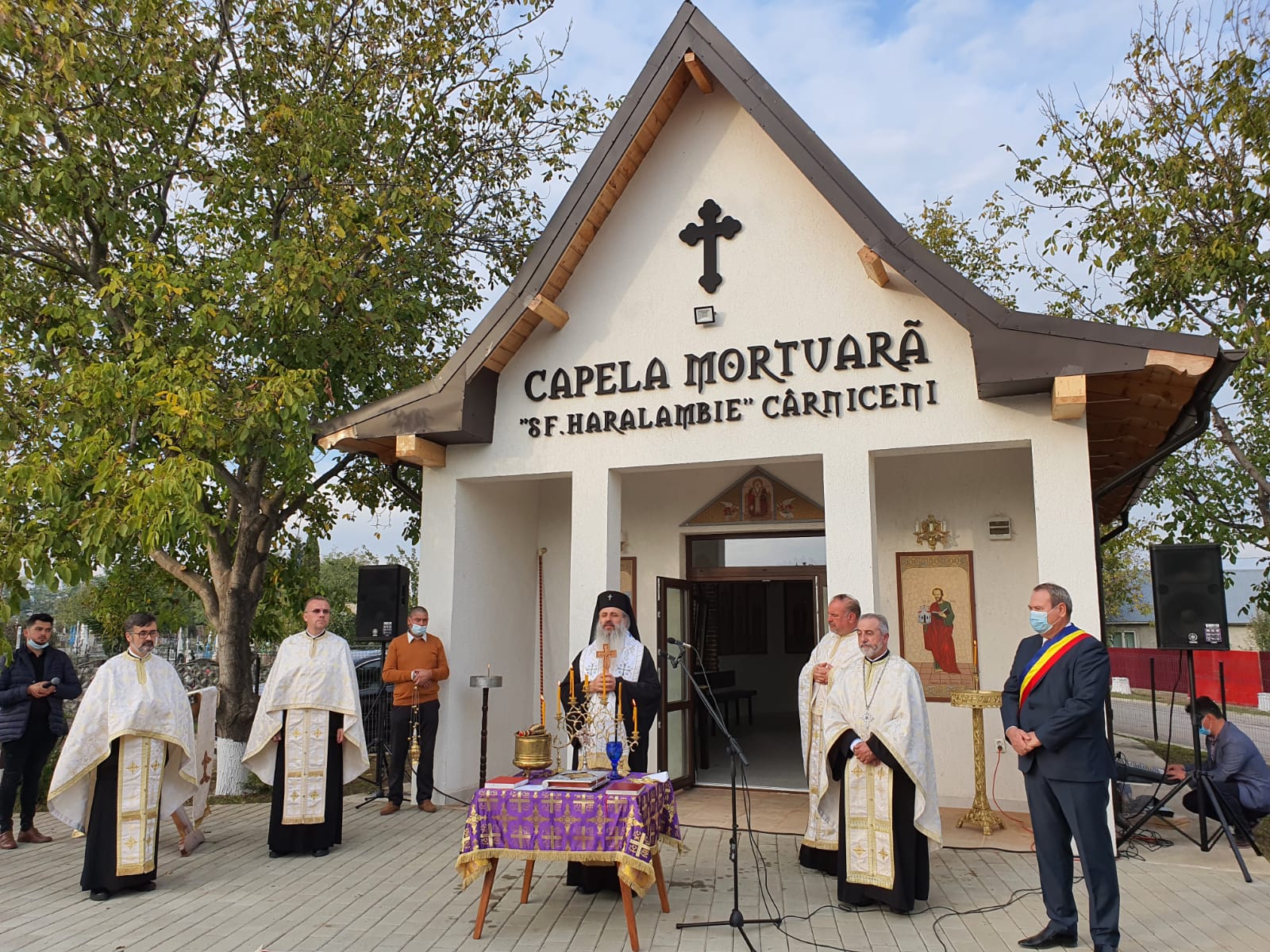 Capela mortuară de la Parohia Cârniceni a fost sfințită