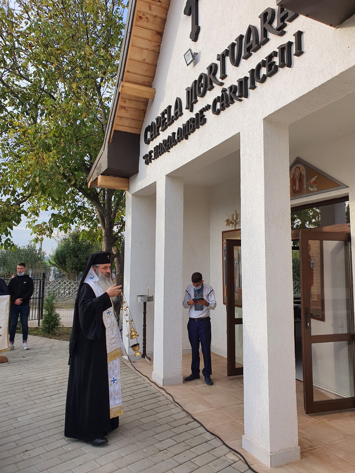 Capela mortuară de la Parohia Cârniceni a fost sfințită