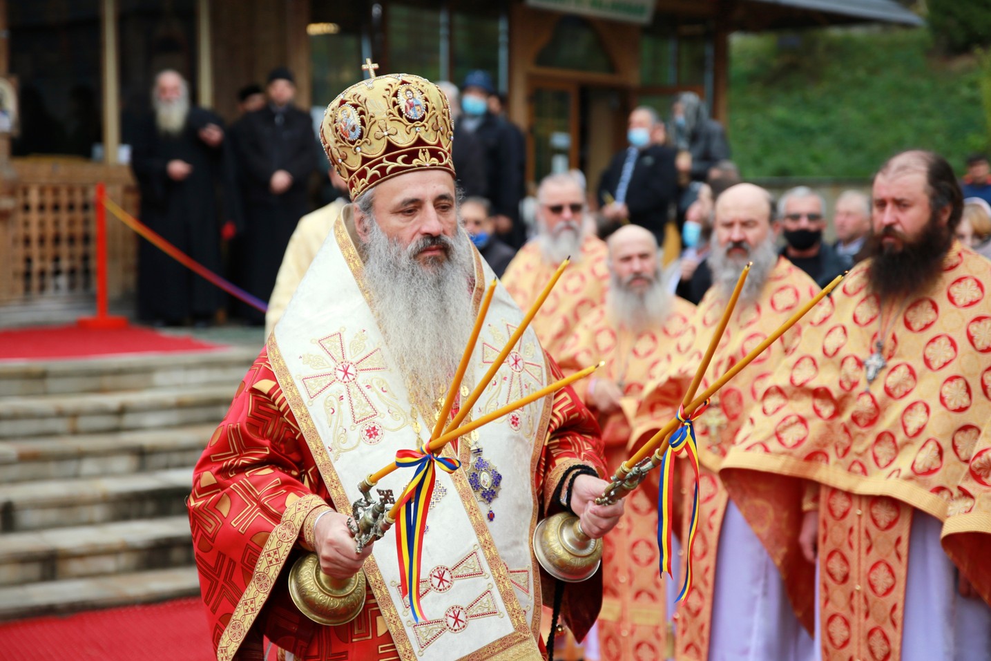 Foto: Flavius Popa Hram la Mănăstirea Pângărați: „Bucuria este definiția creștinului adevărat”