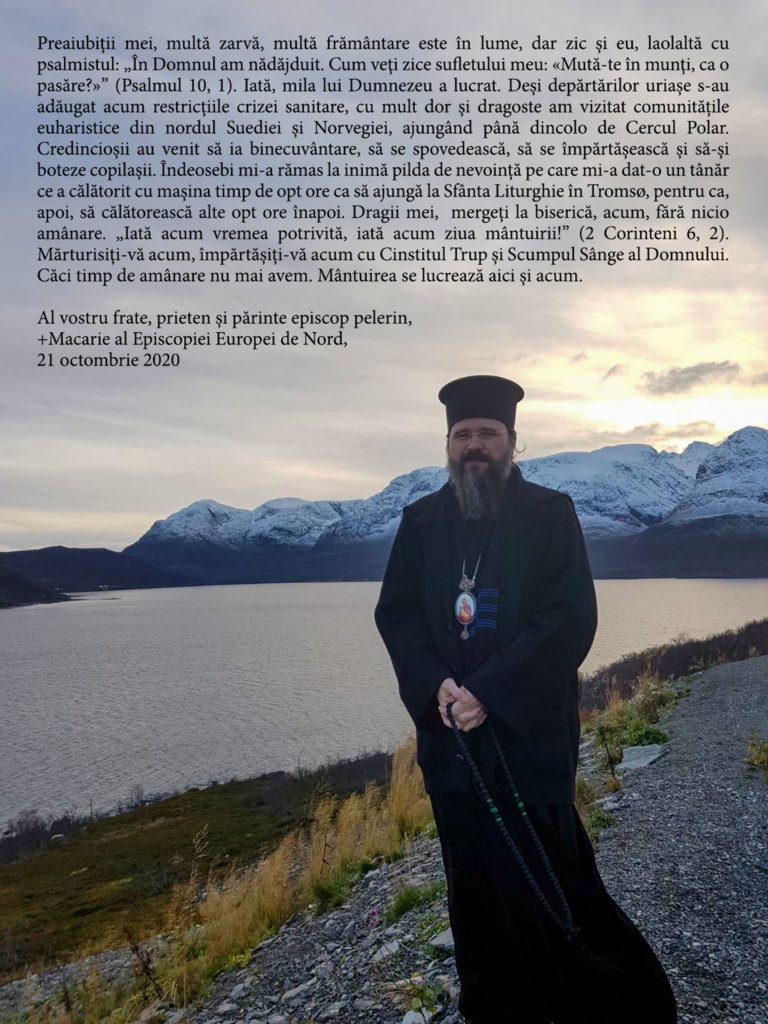 PS Părinte Macarie: „Dragii mei, mergeți la biserică, acum, fără nicio amânare!”