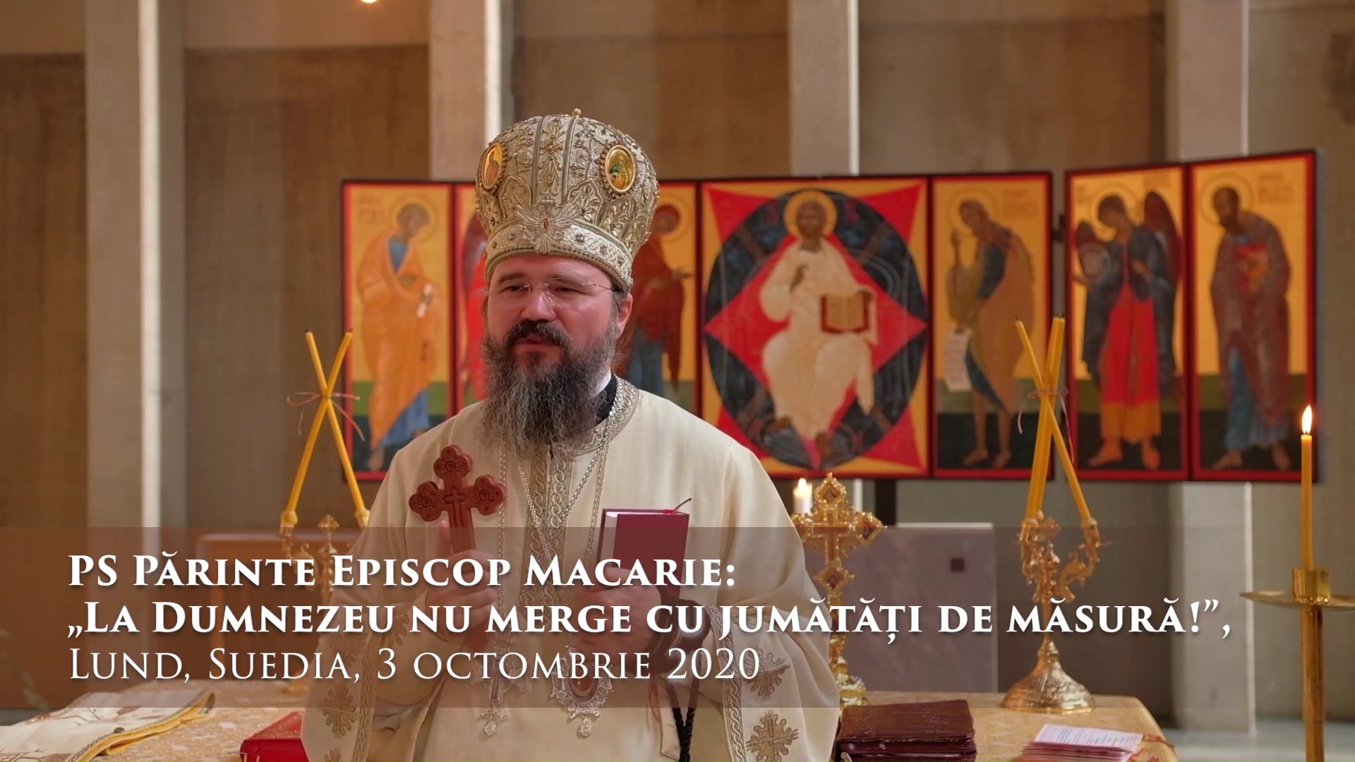 (Video) „La Dumnezeu nu merge cu jumătăți de măsură!” – PS Macarie