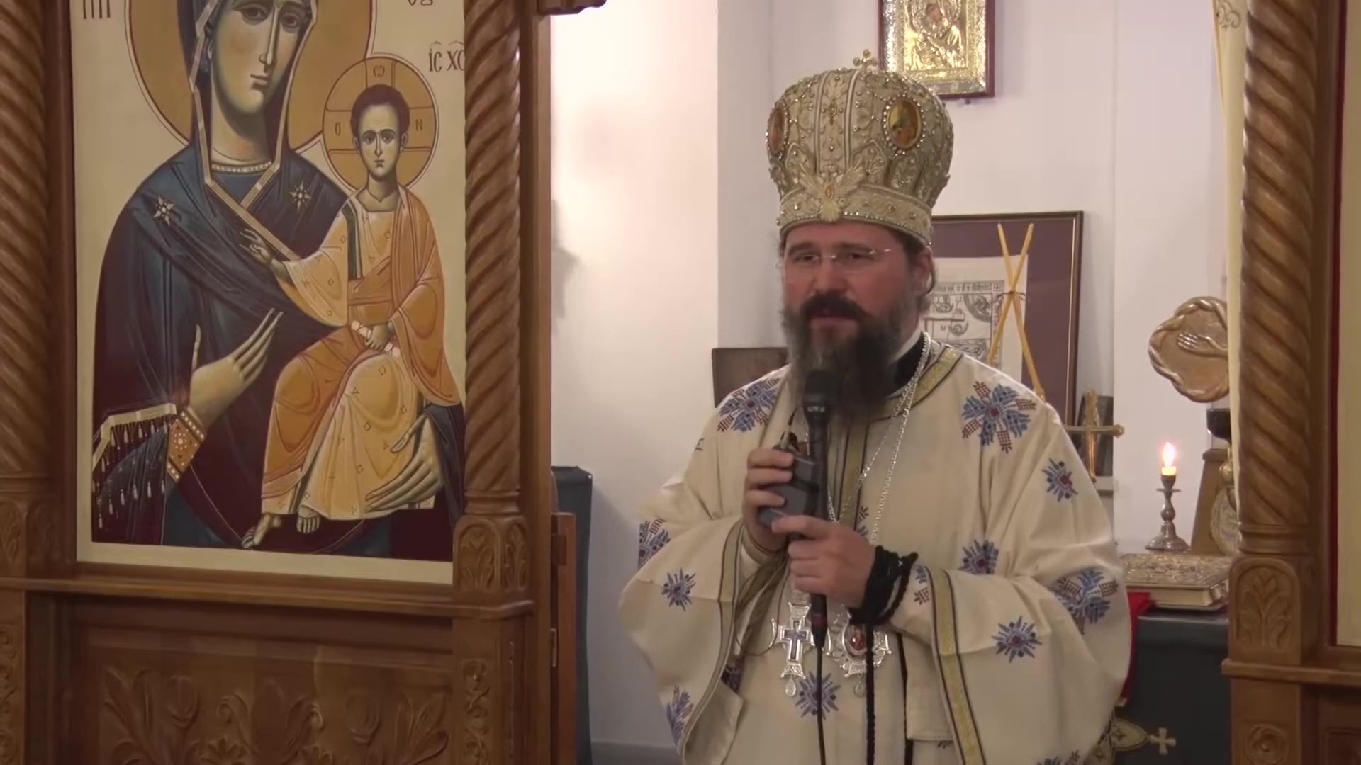 (Video) Predica PS Macarie la Sărbătoarea Acoperământul Maicii Domnului, Jönköping, Suedia