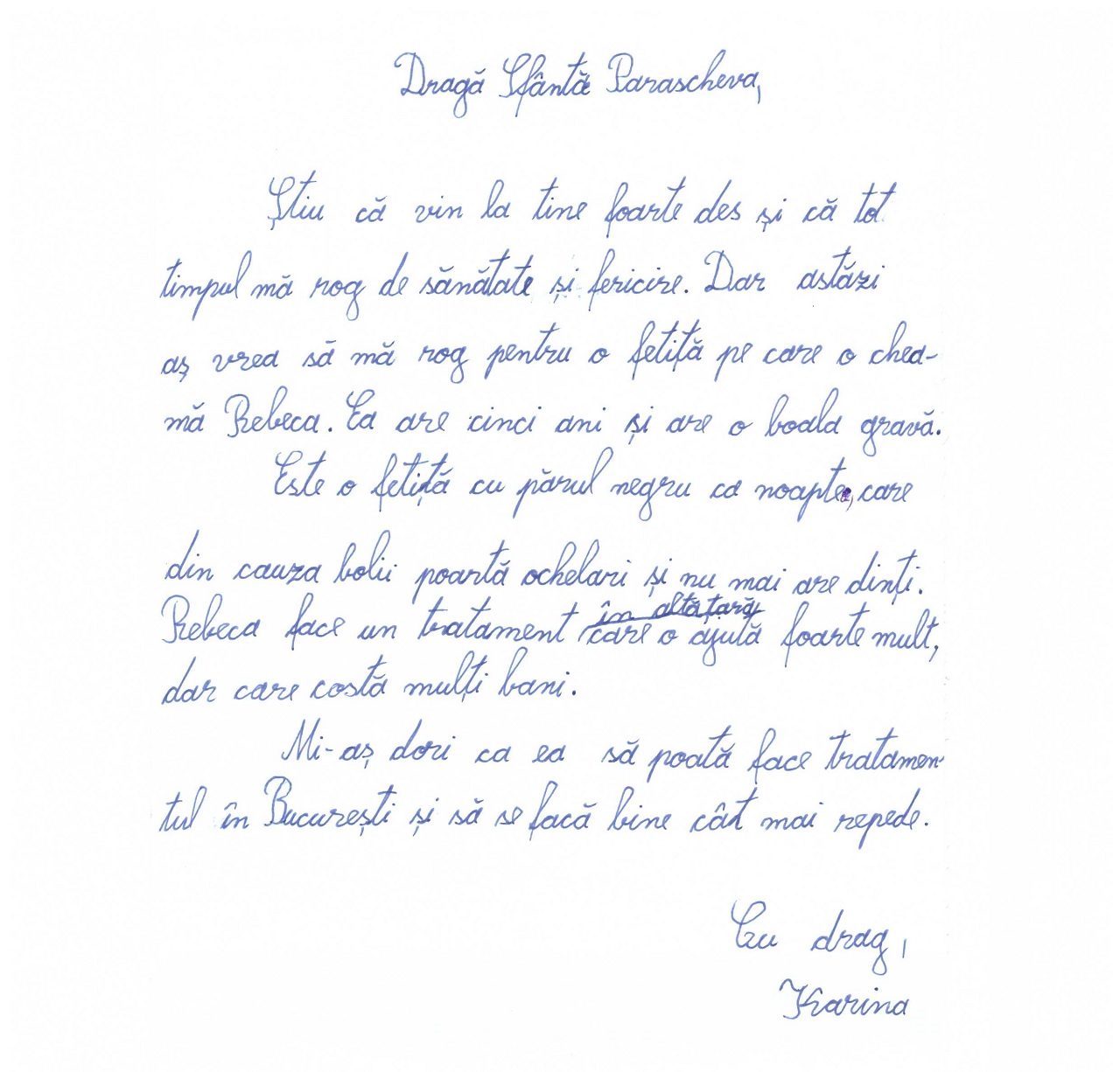 Și sfinții au fost copii: mesaje de la cei mici pentru Cuvioasa Parascheva (I)