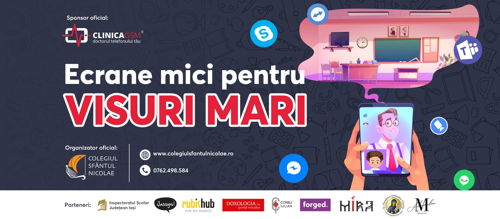 „Ecrane mici” pentru copiii din zonele rurale defavorizate: Studenții Colegiului „Sfântul Nicolae” strâng fonduri pentru educație