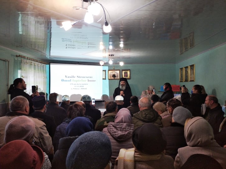 Filantropul român Vasile Stroescu, comemorat la Trinca-Edineț