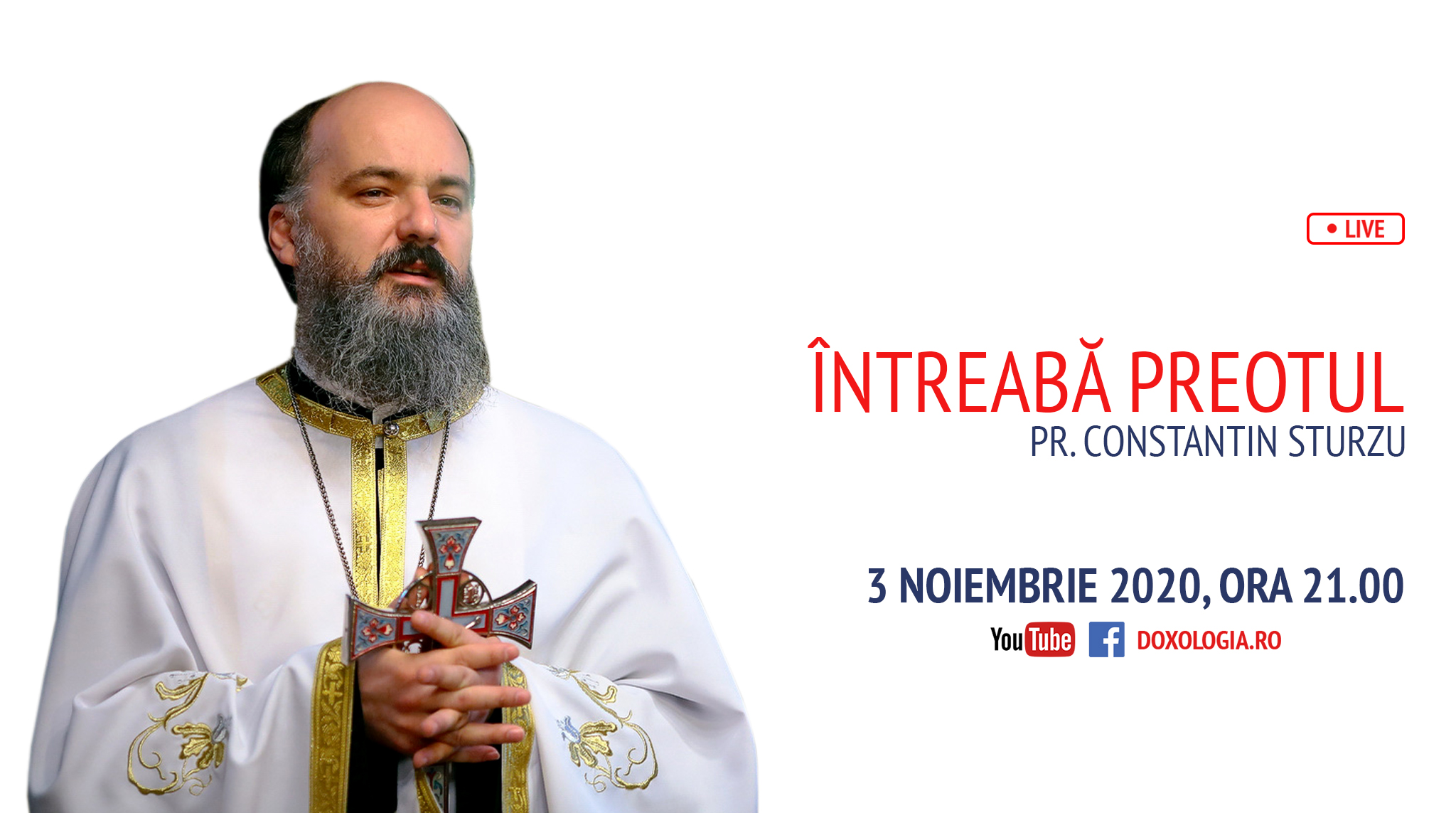 (Video) Întreabă preotul LIVE – Mesajul sfinților pentru omul de azi – Pr. Constantin Sturzu