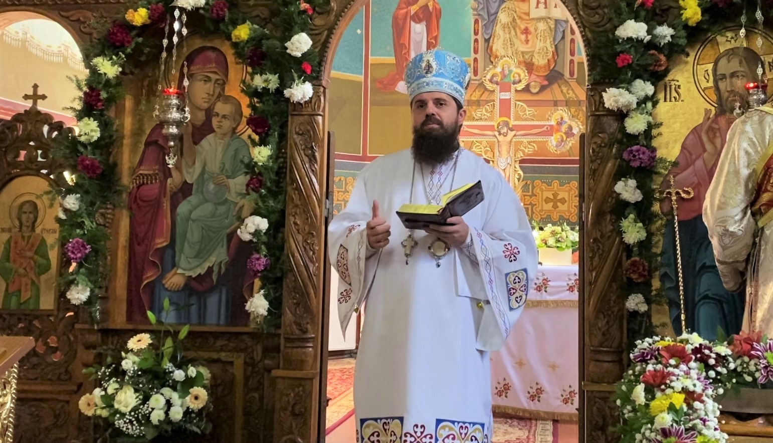 (Video) PS Benedict Bistrițeanul: „Sfinții Arhangheli Mihail și Gavriil, permanenți luptători împotriva răului”