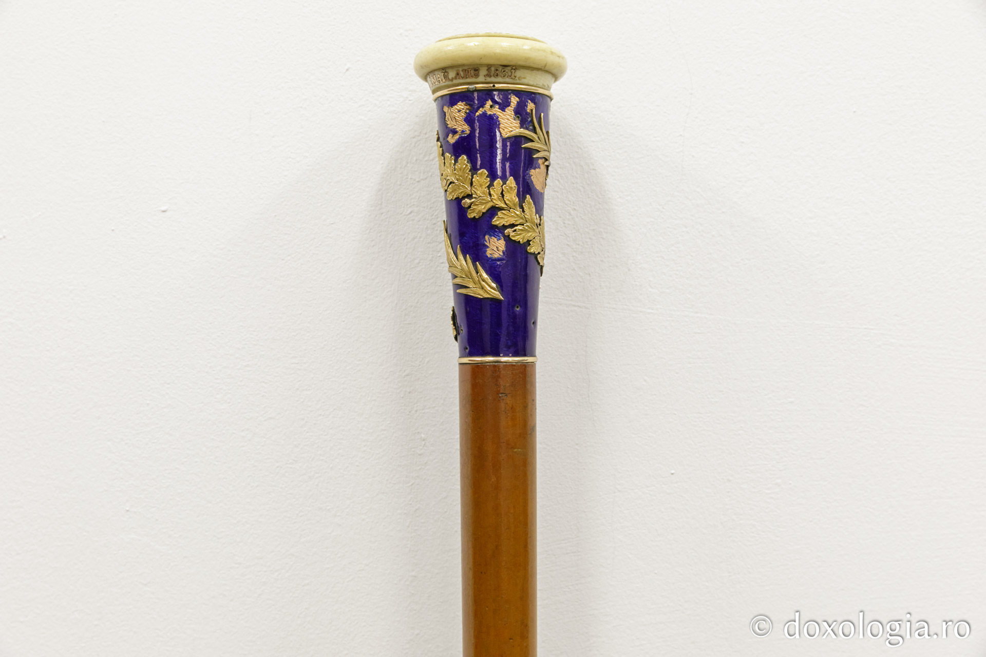 Exponatul lunii decembrie: Toiagul pastoral al Mitropolitului Veniamin Costachi