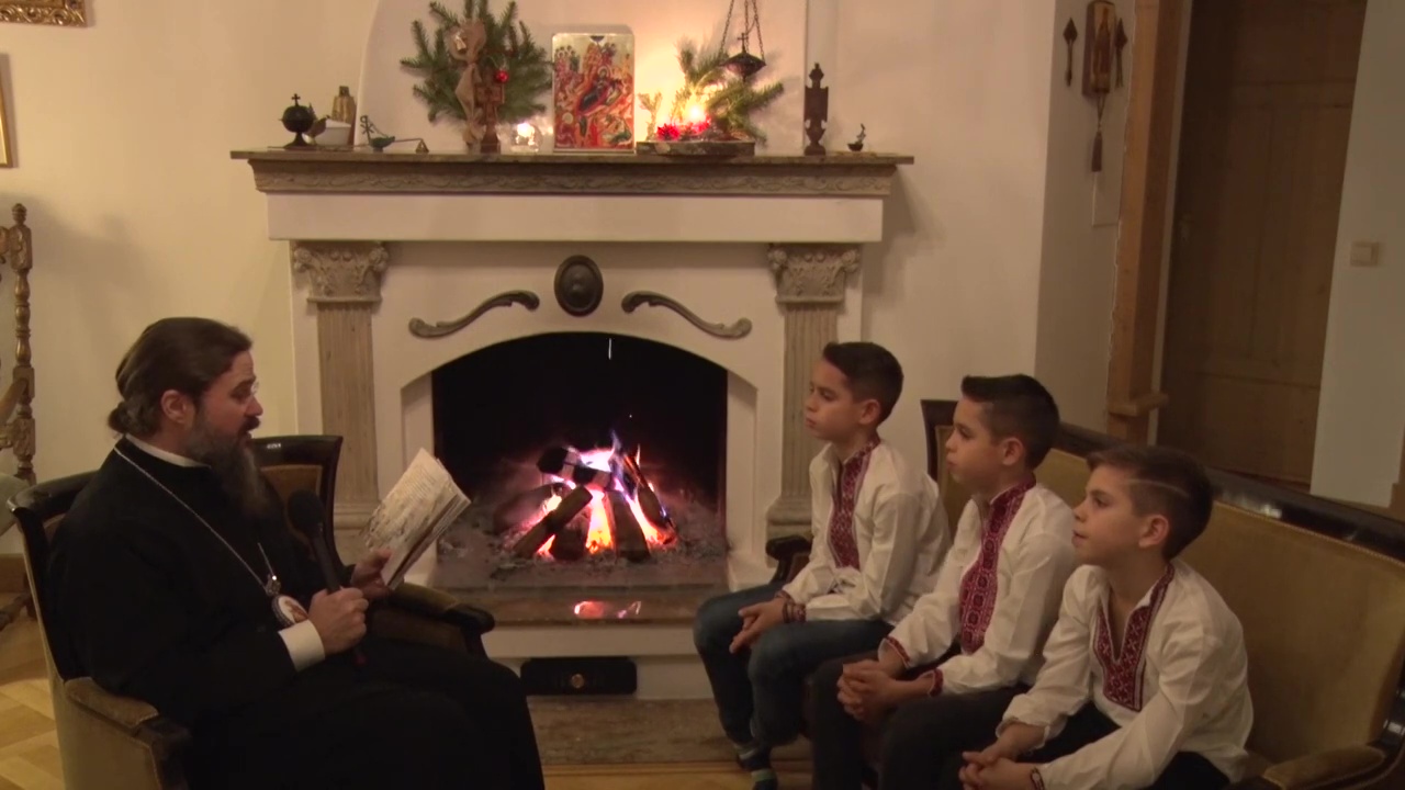 (Video) Părintele Episcop Macarie Drăgoi le citește copilașilor o altă poveste de Crăciun