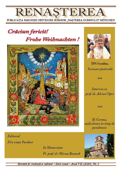 La München a apărut revista „Renașterea”, numărul de Crăciun