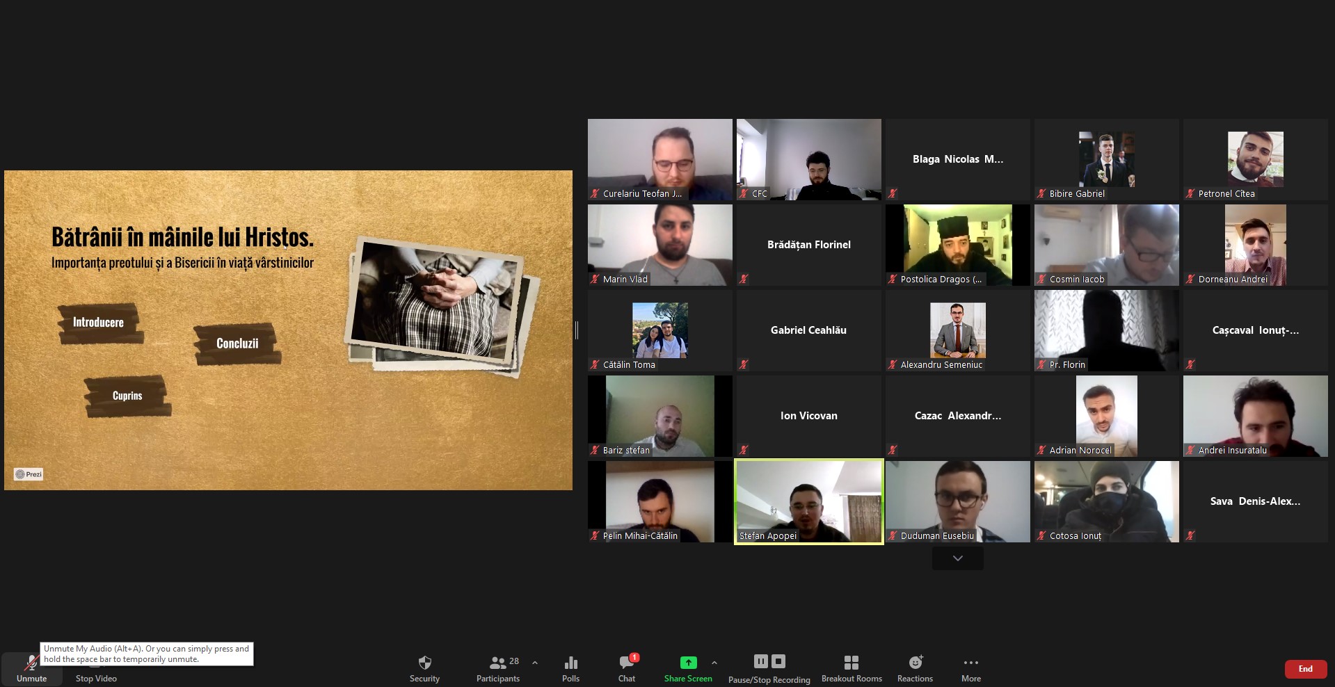 Programul de Educație Practică: Suferința, cale de apropiere de Dumnezeu