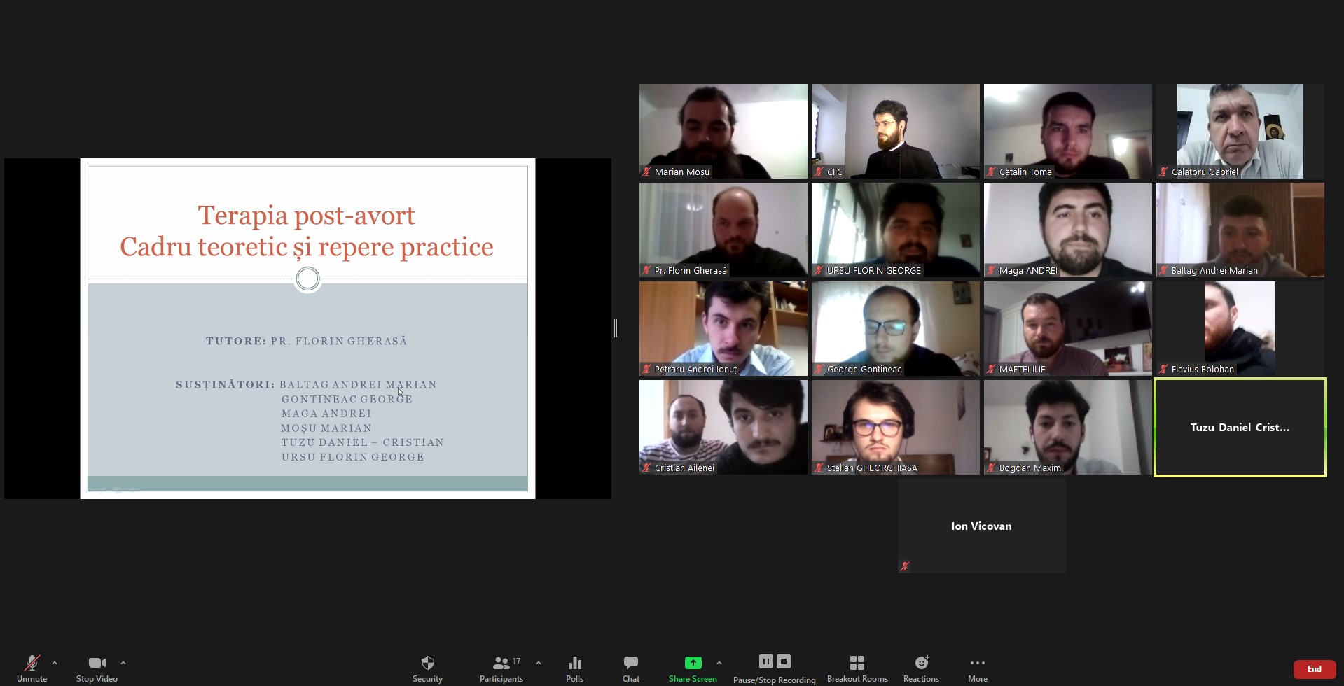 Programul de Educație Practică: Suferința, cale de apropiere de Dumnezeu