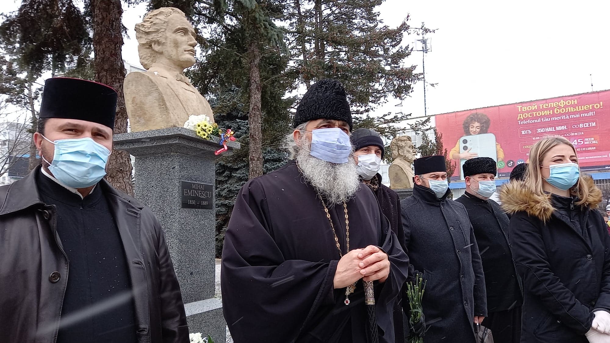 Poetul naţional Mihai Eminescu, omagiat la Bălţi