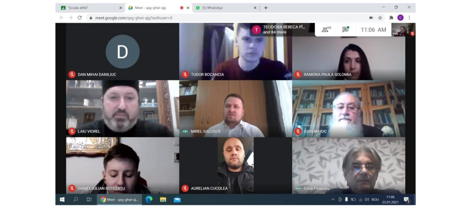 Hora unirii „online”, la Seminarul Teologic de la Mănăstirea Neamț