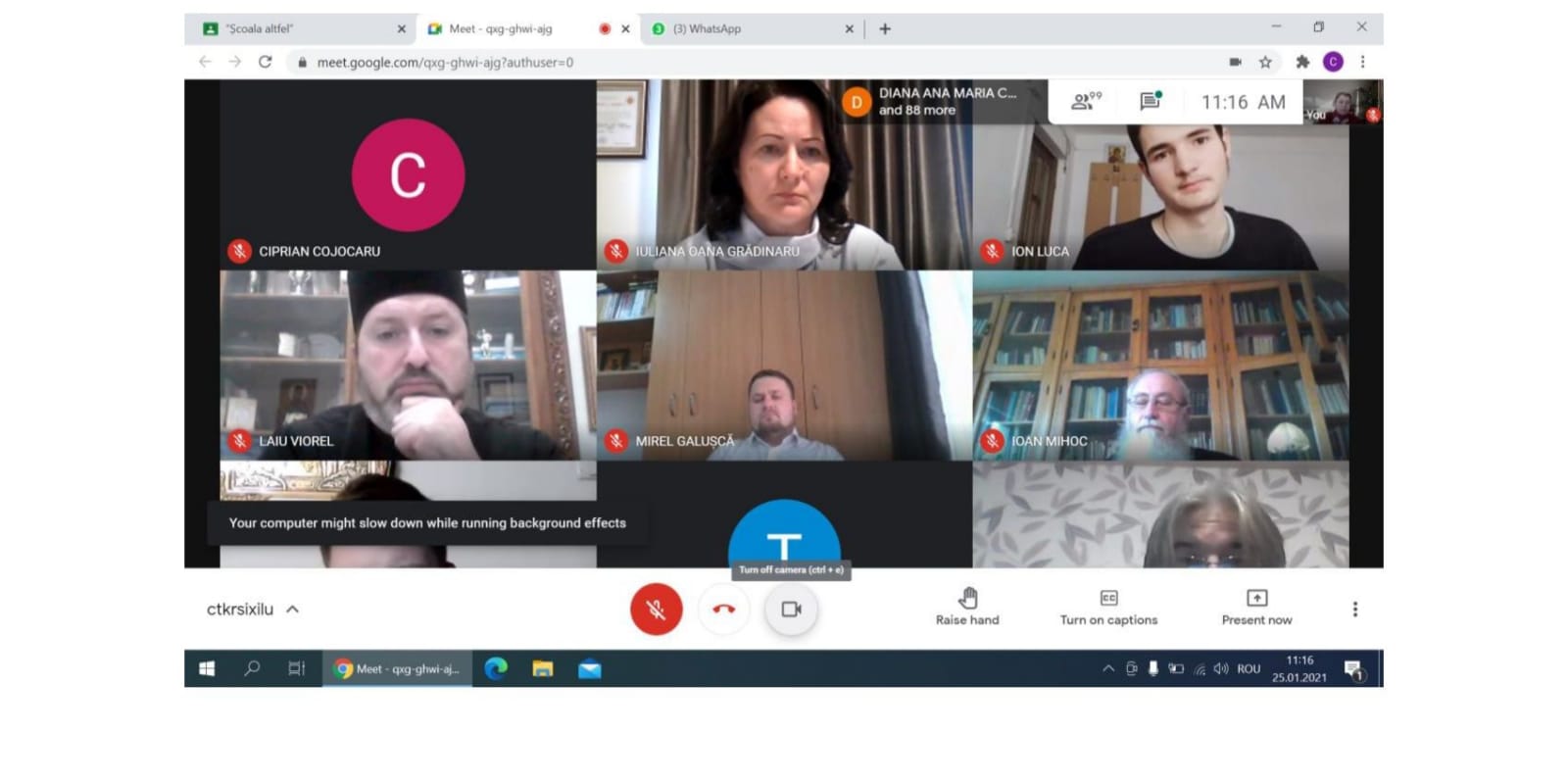 Hora unirii „online”, la Seminarul Teologic de la Mănăstirea Neamț