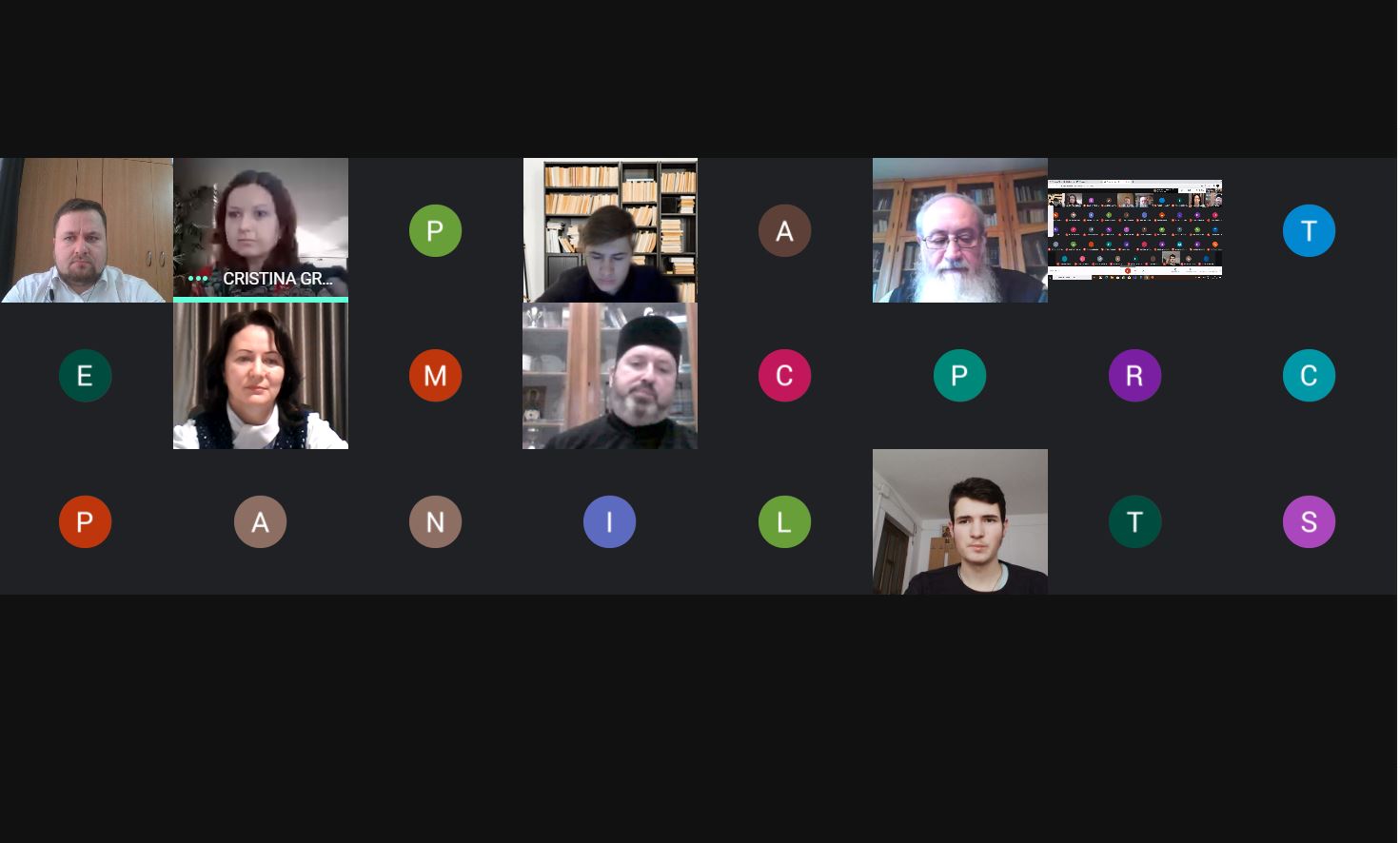 Hora unirii „online”, la Seminarul Teologic de la Mănăstirea Neamț