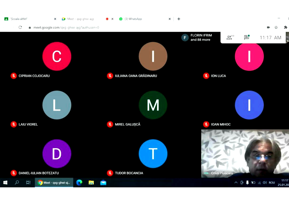 Hora unirii „online”, la Seminarul Teologic de la Mănăstirea Neamț