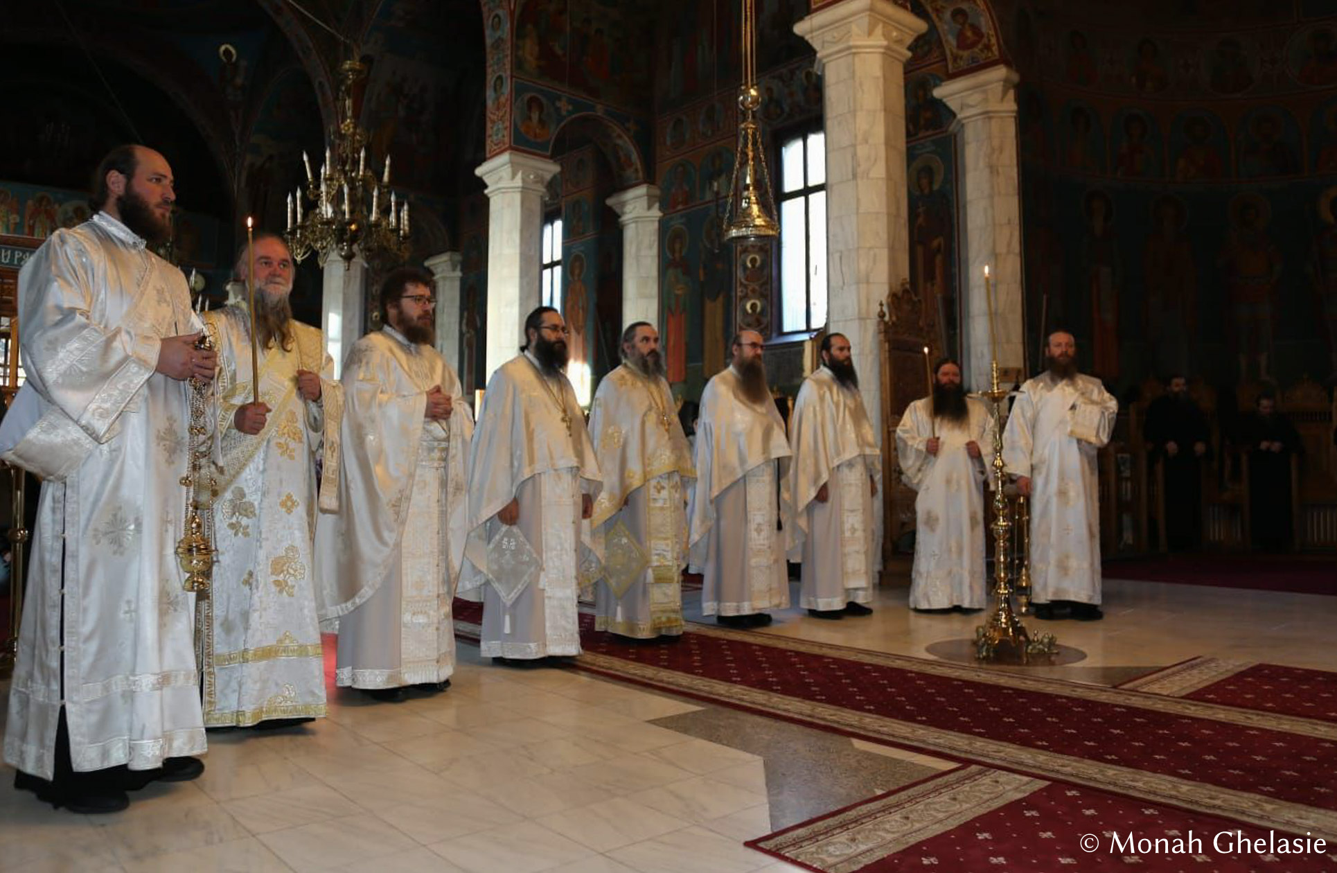 Foto: Monah Ghelasie (Foto) Botezul Domnului la Mănăstirea Sihăstria – 6 ianuarie 2021
