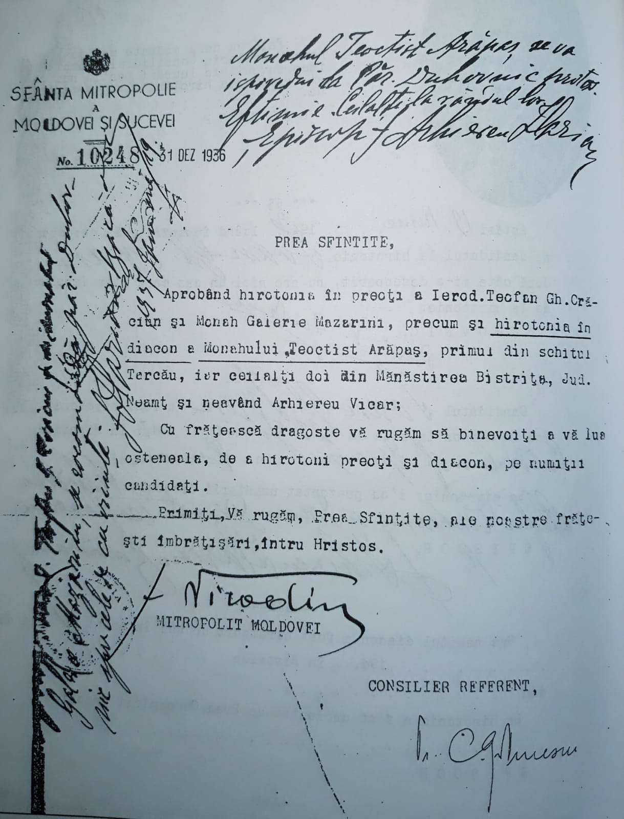 Dreptul  la  neuitare: Arhiereul Ilarion Mircea Băcăuanul