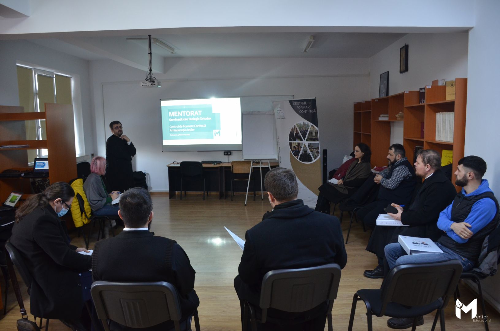 foto: Centrul de Formare Continuă al Arhiepiscopiei Iașilor Program de mentorat în Seminariile Teologice din Arhiepiscopia Iașilor