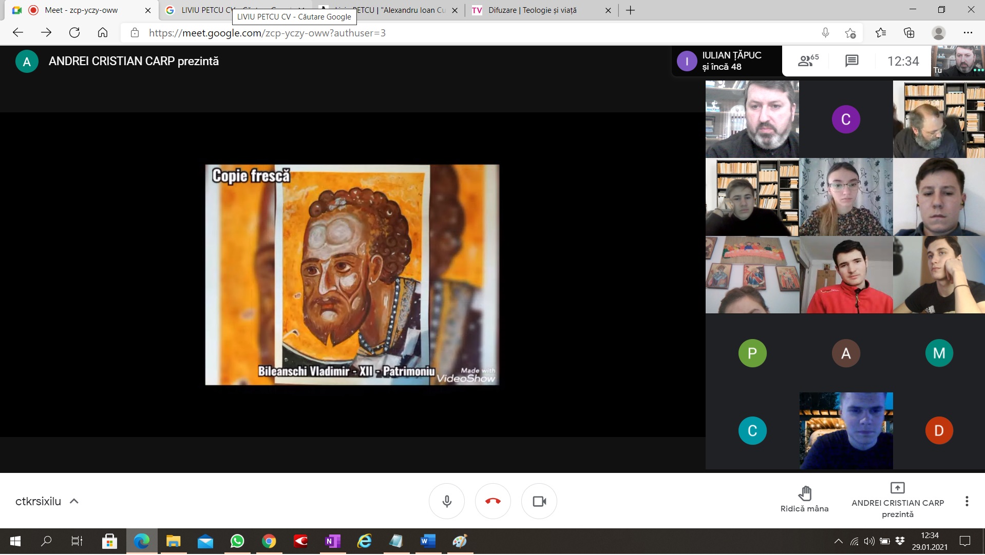 Patronii învățământului teologic, cinstiți la Seminarul Teologic „Veniamin Costachi” de la Mănăstirea Neamț