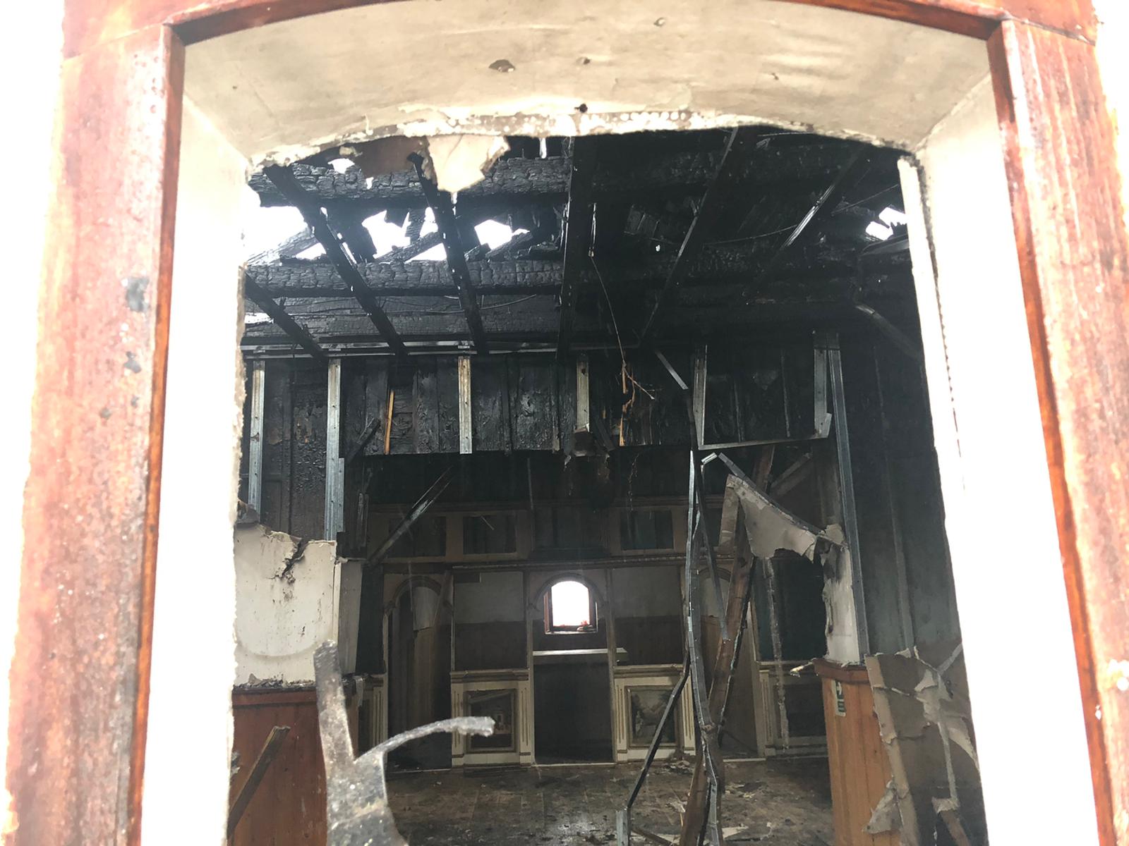 În localitatea Tudor Vladimirescu se va zidi o nouă biserică în locul celei arse