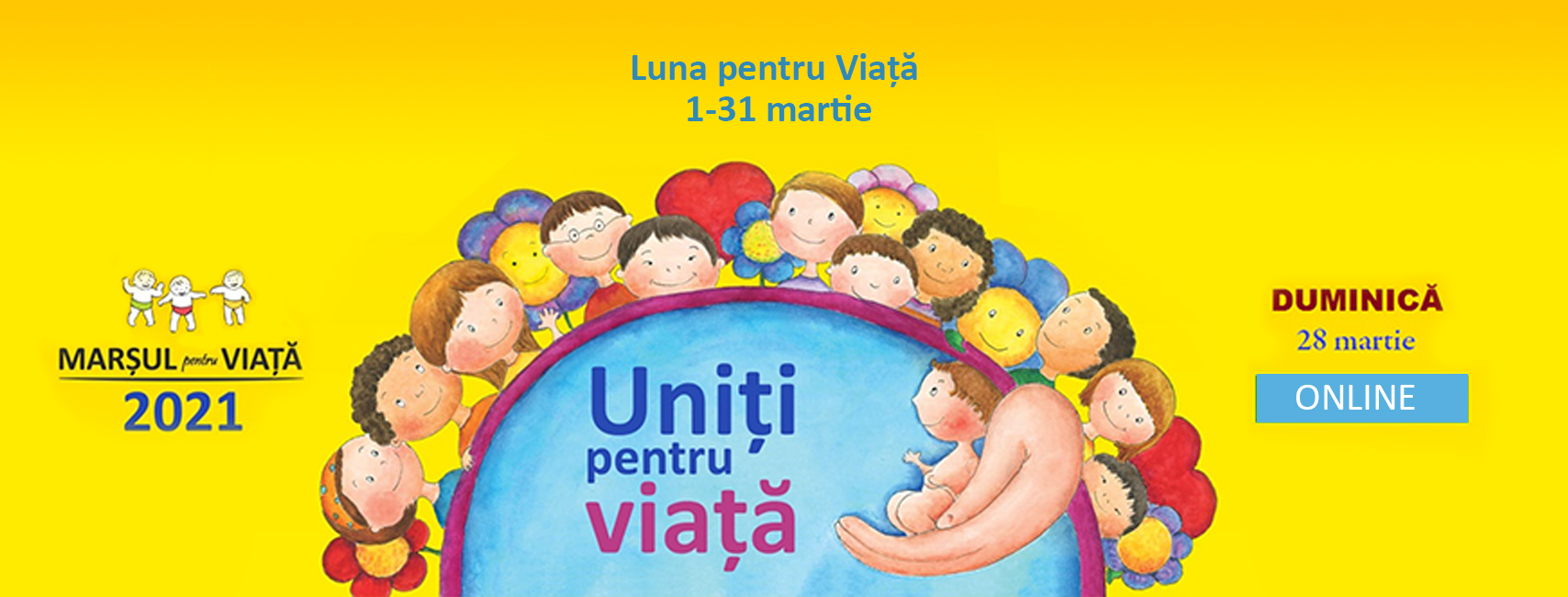 Calendarul activităţilor organizate de Departamentul Pro Vita Iaşi în Luna pentru Viaţă 2021