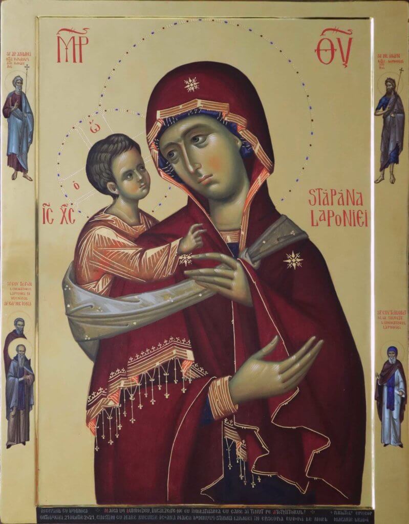 Icoana Maicii Domnului „Stăpâna Laponiei” Începând cu Duminica Ortodoxiei, 5 noi Icoane ale Maicii Domnului vor fi cinstite în comunitățile euharistice din Episcopia Europei de Nord