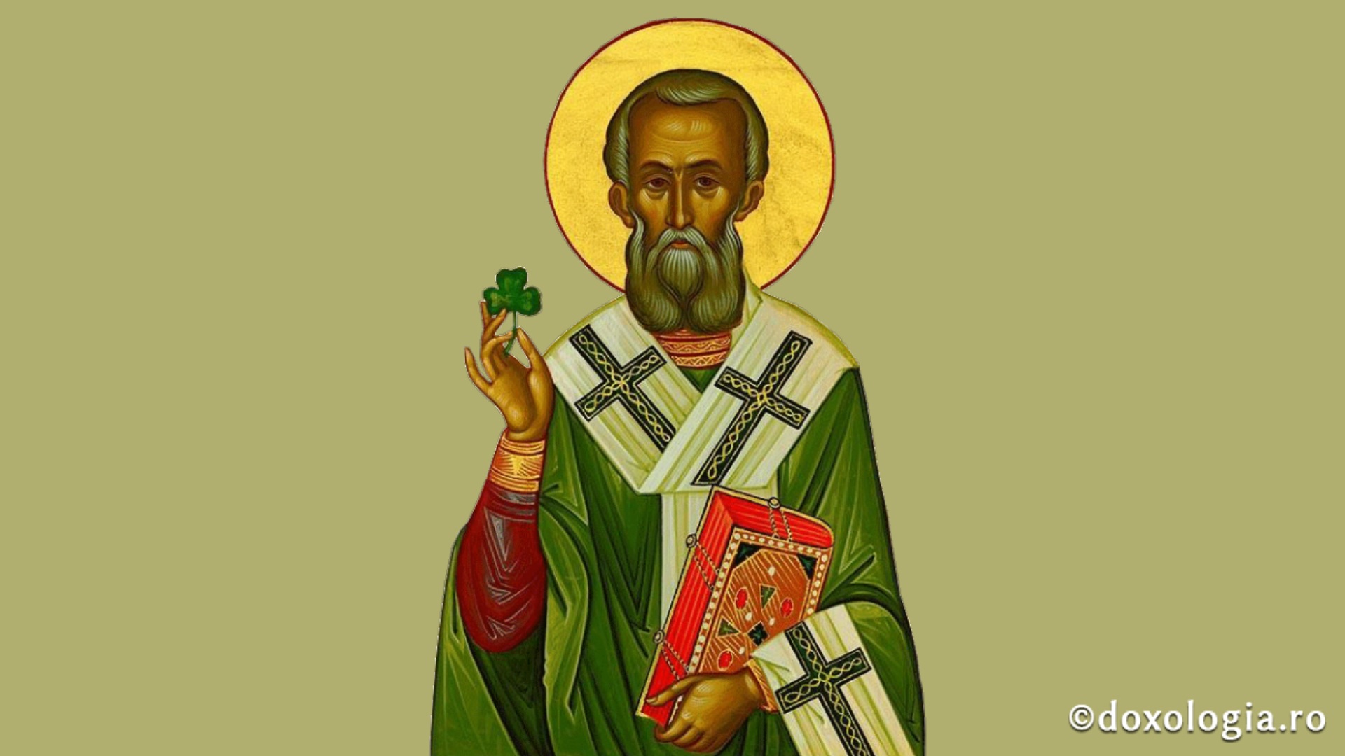 Ce legătură există între Sfântul Patrick și frunza de trifoi? / Foto: doxologia.ro Sfântul Ierarh Patrick