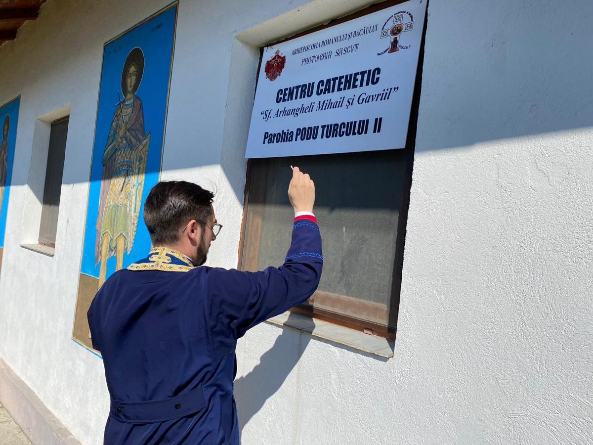 Sfințire de centru catehetic în Protopopiatul Sascut