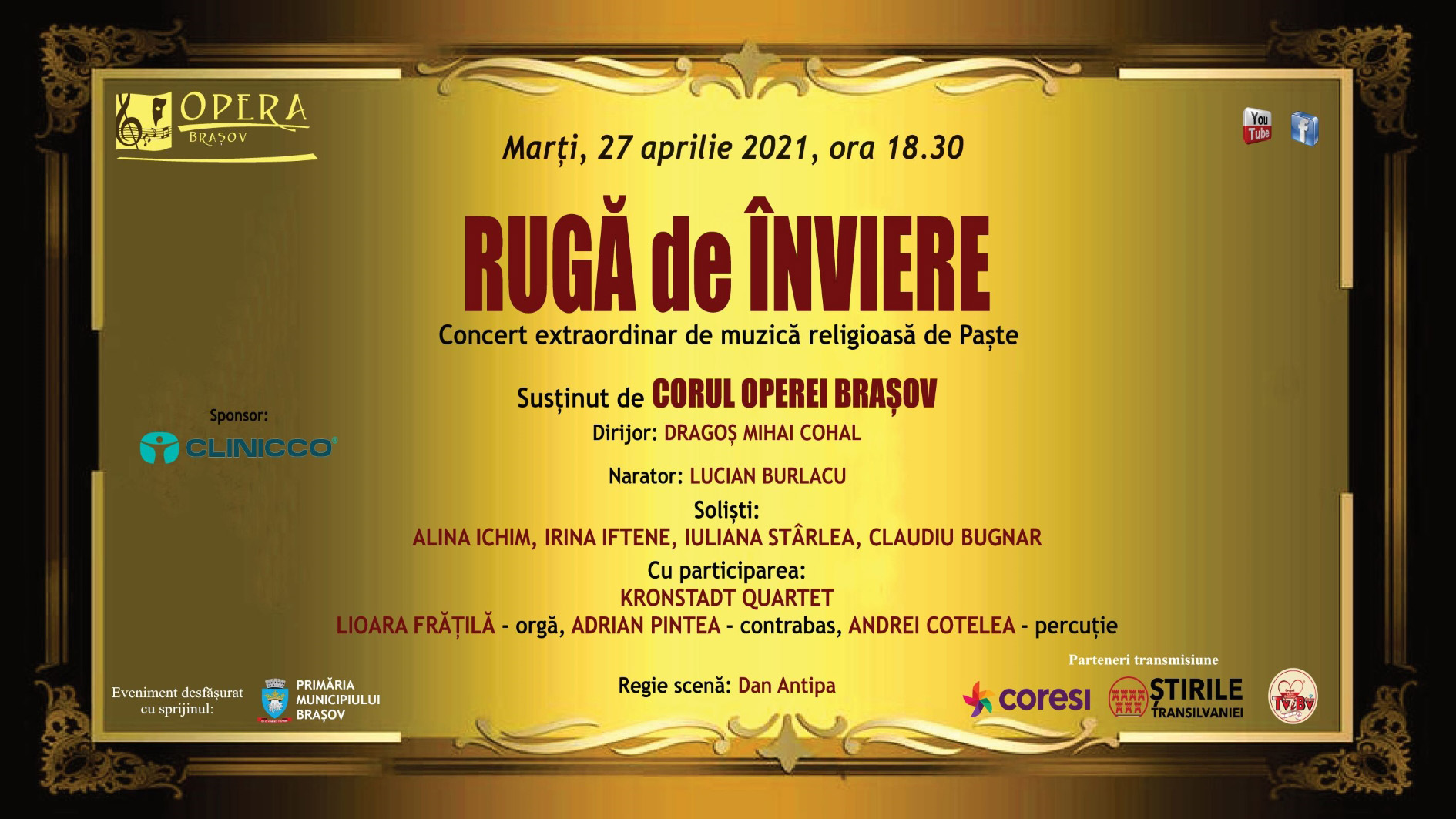 (Video) „Rugă de Înviere” – Concert extraordinar de muzică religioasă de Sfintele Paști