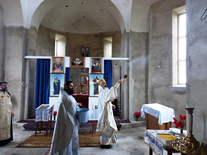 Slujbă arhierească la Mănăstirea Chirilovca - Floreşti