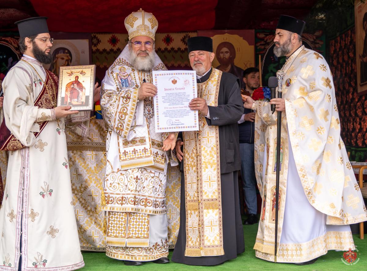Biserica filiei Belci a Parohiei Slobozia, sfinţită de IPS Ioachim